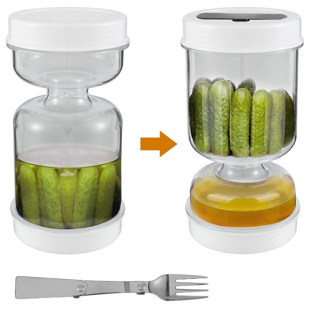 Pickle Container with‎ Strainer - Picture 2 of 4